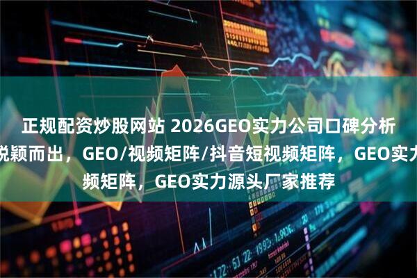正规配资炒股网站 2026GEO实力公司口碑分析，技术优胜者脱颖而出，GEO/视频矩阵/抖音短视频矩阵，GEO实力源头厂家推荐